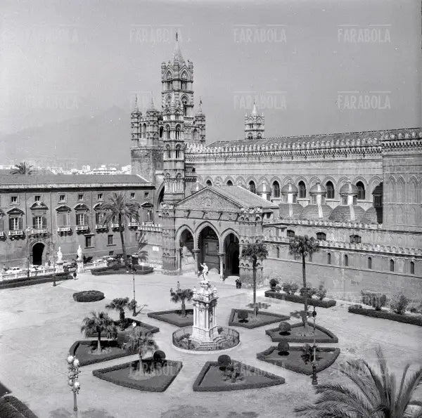 Cattedrale e Palazzo Arcivescovile, Palermo, 1966