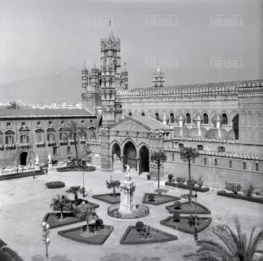 Cattedrale e Palazzo Arcivescovile, Palermo, 1966