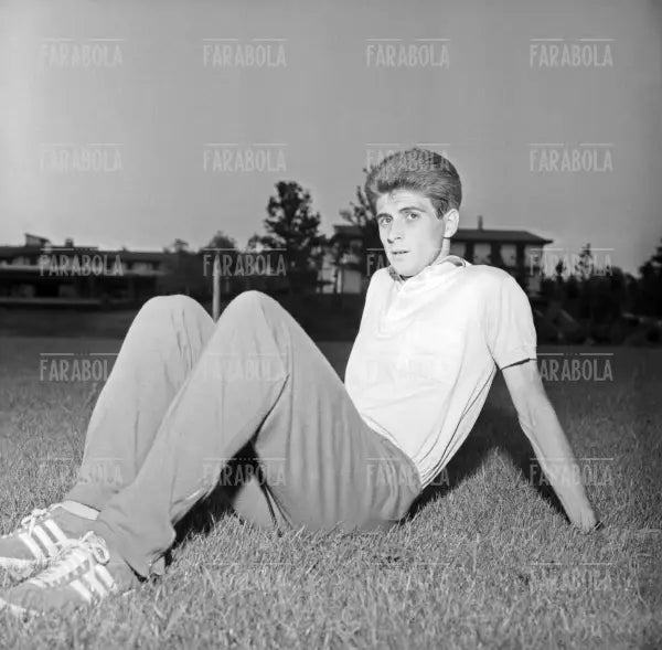 Gianni Rivera, ritiro della Nazionale per i Mondiali, Milanello, 1966