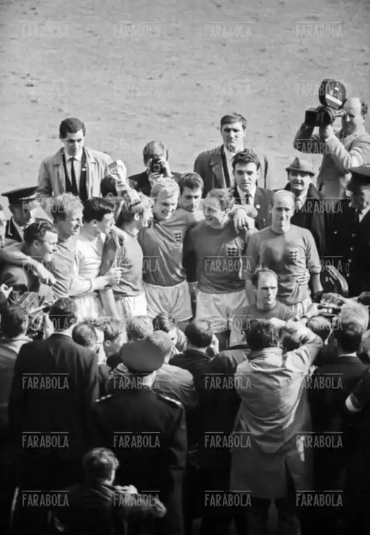 Festa dell'Inghilterra dopo la finale con la Germania Ovest, Mondiali di calcio, Londra, 1966