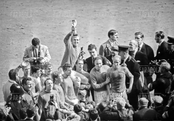 Festa dell'Inghilterra dopo la finale con la Germania Ovest, Mondiali di calcio, Londra, 1966