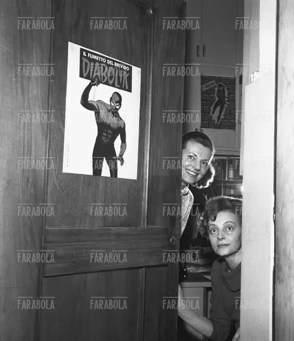 Le sorelle Giussani ideatrici di Diabolik, Milano, 1966