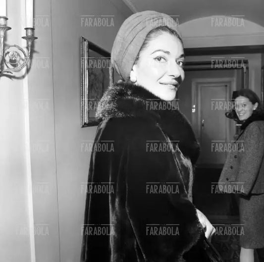 Maria Callas a Milano per rinnovare il guardaroba, Milano, 1966