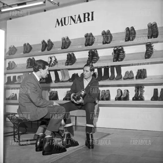 Reparto articoli invernali della Rinascente, Milano, 1966