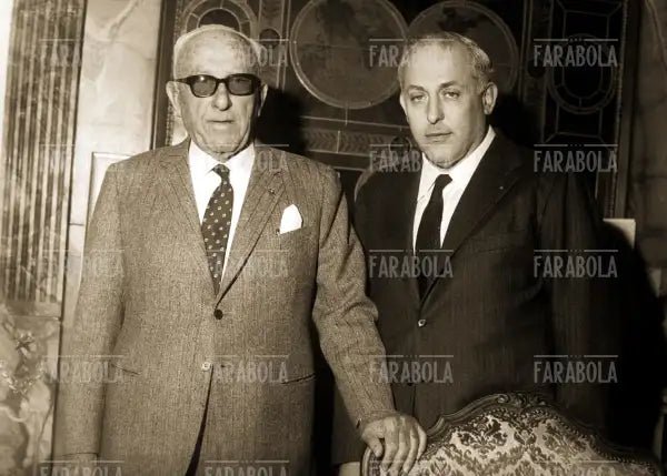 Achille Lauro e il figlio Gioacchino, Napoli, 1967