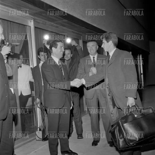 Helenio Herrera, Ferruccio Valcareggi e Gianni Rivera, Appiano Gentile, 1967