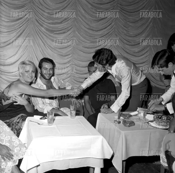 Fausto Leali, Mina e Augusto Martelli alla Bussola, Versilia, 1967
