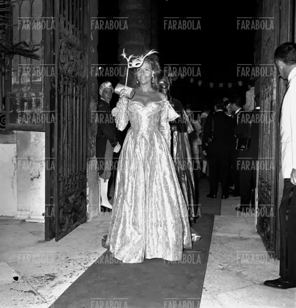 Brigitte Liesenfeld, Ballo in maschera a Cà Rezzonico, Venezia, 1967