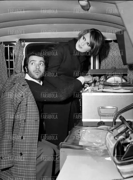 Mina e Augusto Martelli alla Bussola, Viareggio, 1968