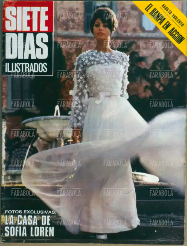 Sophia Loren, Copertina di Siete DÌas Ilustrados, 1968