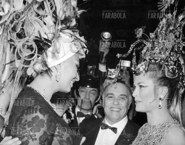 Sophia Loren, Carlo Ponti e Grace Kelly, Ballo al Casinò di Montecarlo, 1969