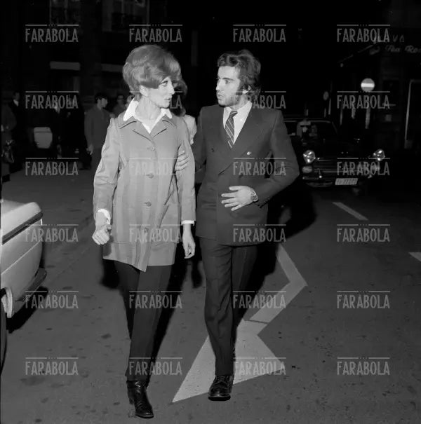 Mina e Augusto Martelli, Lugano, 1969