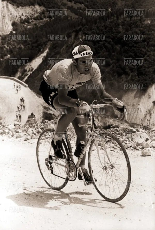 Eddy Merckx in maglia rosa, Giro d'Italia, 1969