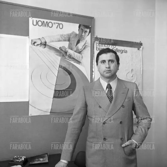 Ugo Tedeschi, capo del personale della Rinascente, Milano, 1970