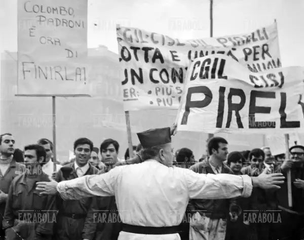 Sciopero dei metalmeccanici, Milano, 1970