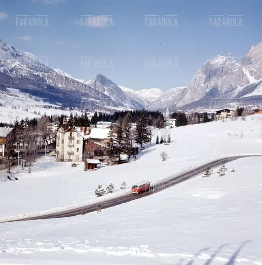 Panorama di Cortina d'Ampezzo, anni 70