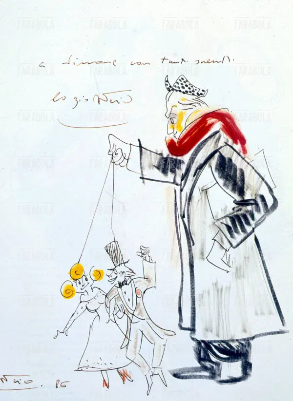 Disegno di Federico Fellini