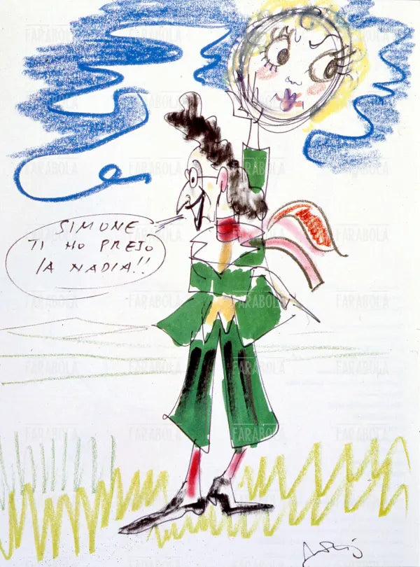Disegno di Federico Fellini