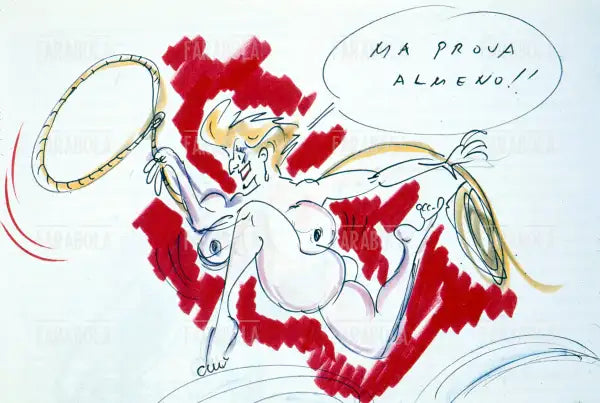 Disegno di Federico Fellini