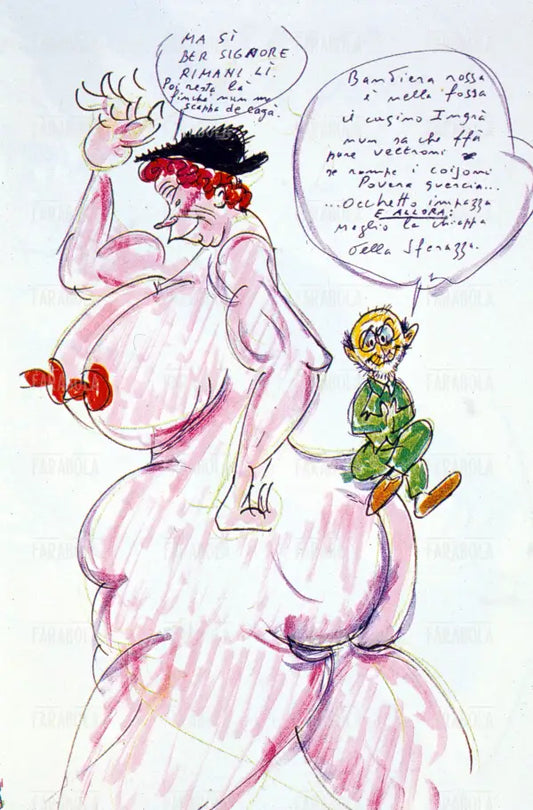 Disegno di Federico Fellini