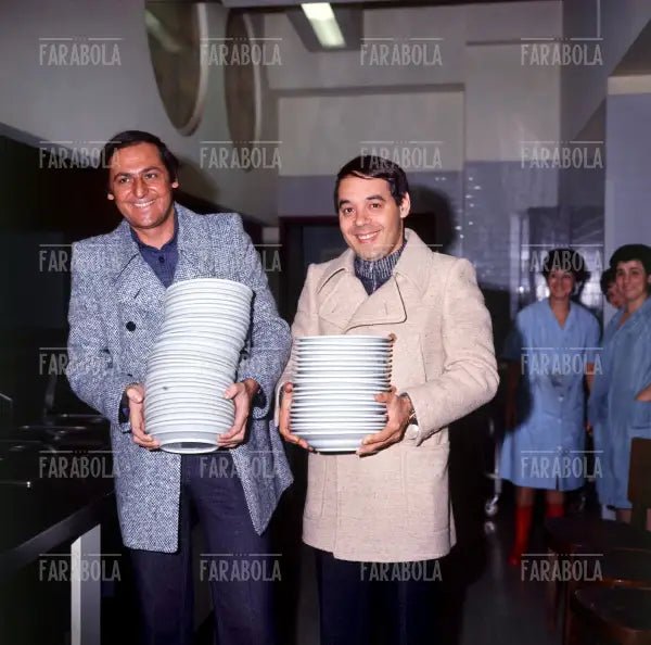 Gianni Boncompagni e Renzo Arbore, anni 70
