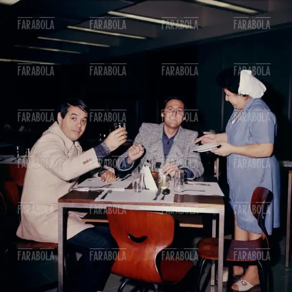 Gianni Boncompagni e Renzo Arbore, Roma, anni 70