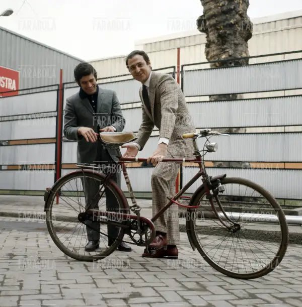 Giacomo Agostini und Renzo Arbore, 1970er-Jahre
