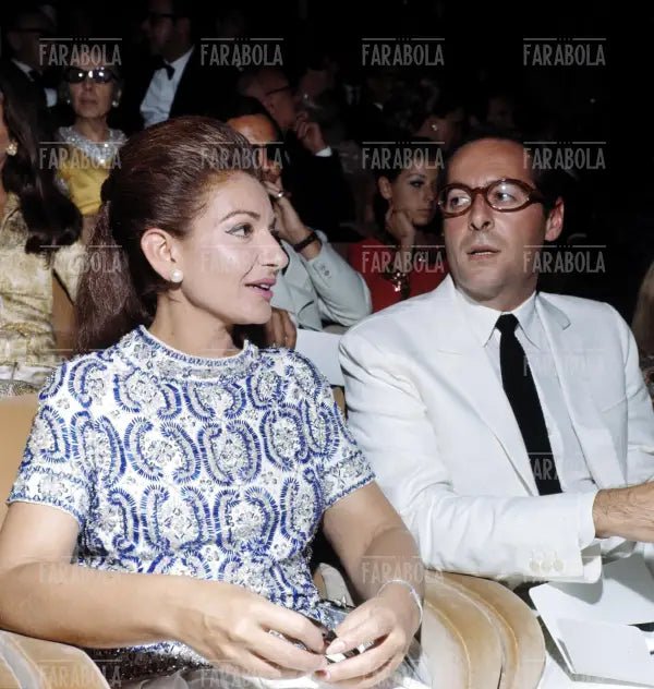 Maria Callas e Franco Rossellini, anni 70