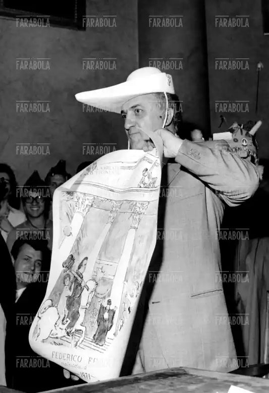 Federico Fellini matricola d'onore, Pavia, 1971