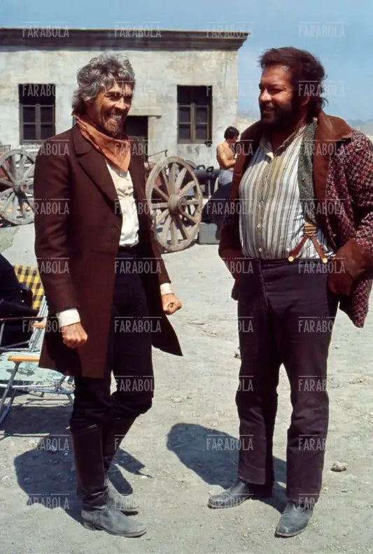 James Coburn e Bud Spencer, film Una ragione per vivere e una per morire, 1972