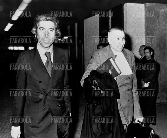 L'imputato Pier Luigi Torre in tribunale, Roma, 1973