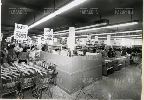 Supermercato Unes, Milano, 1973