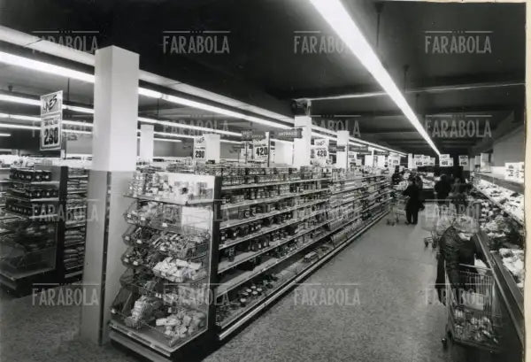 Supermercato Unes, Milano, 1973