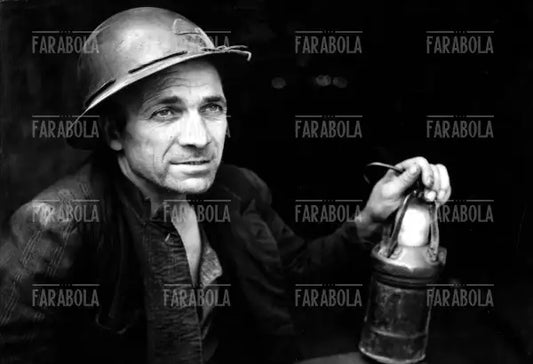 Minatore della Montecatini, miniera dell'Isola del Giglio, 1973