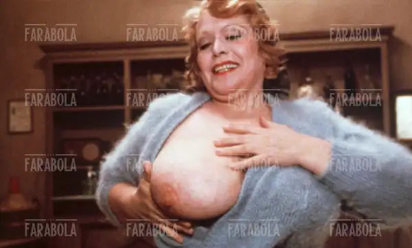 Maria Antonietta Belluzzi in una scena del film Amarcord, 1973