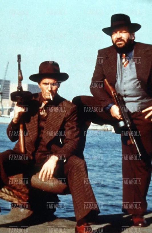 Bud Spencer e Giuliano Gemma, film Anche gli angeli mangiano fagioli, 1973