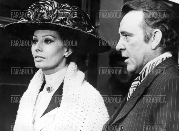 Sophia Loren e Richard Burton, Film Il viaggio, 1974