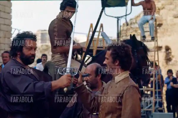 Bud Spencer e Angelo Infanti, film Il soldato di ventura, 1976