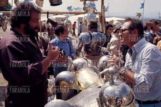 Pasquale Festa Campanile e Bud Spencer, film Il soldato di ventura, 1976