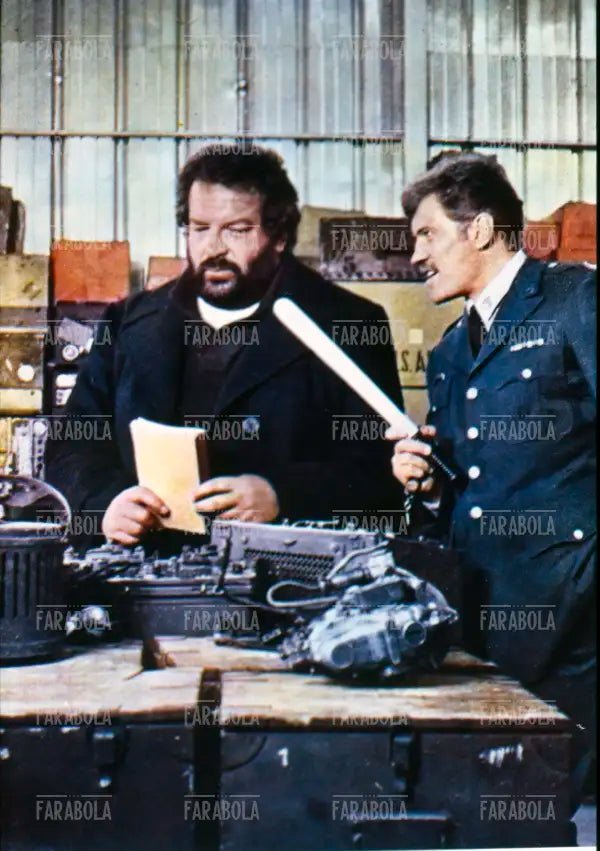 Bud Spencer e Raimund Harmstorf, film Lo chiamavano Bulldozer, 1978