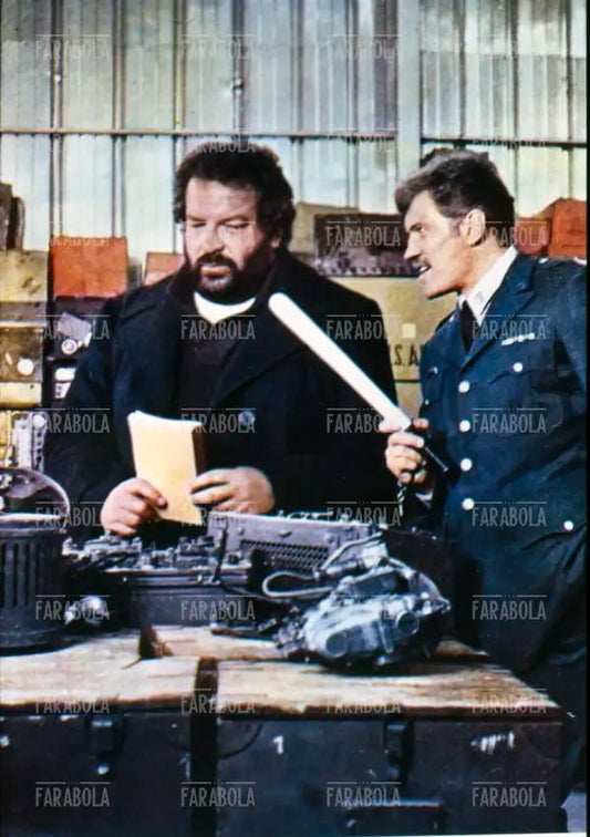 Bud Spencer e Raimund Harmstorf, film Lo chiamavano Bulldozer, 1978