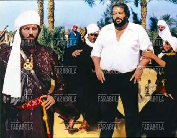 Angelo Infanti e Bud Spencer, film Piedone d'Egitto, 1980