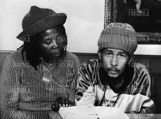 Bob Marley con la madre Cedella Booker, Germania, 1981