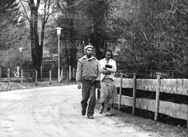 Bob Marley a passeggio con la compagna, Germania, 1981