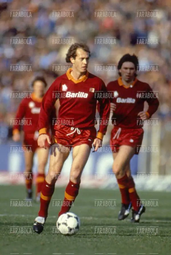 Falcao e Carlo Ancelotti, Roma, 1982