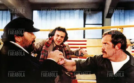 Bud Spencer e Jerry Calà, film Bomber, 1982