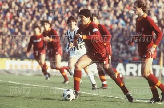Agostino Di Bartolomei e Falcao, Roma, 1982