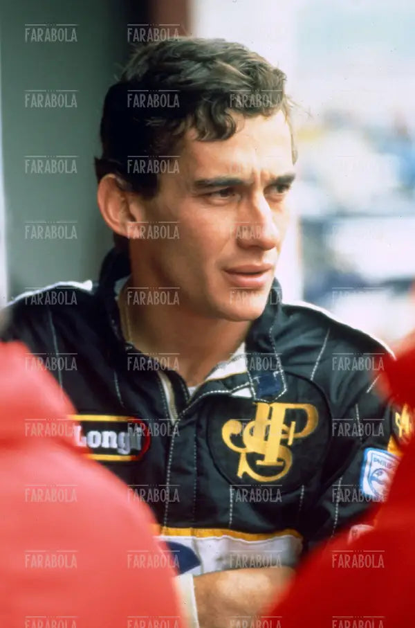 Ayrton Senna, pilota Lotus, 1986