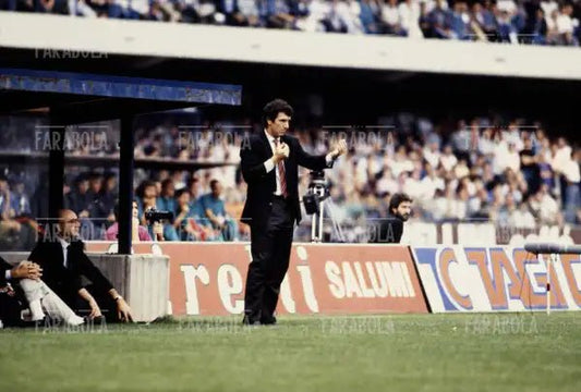 Dino Zoff allenatore della Juventus, Verona-Juventus, Verona, 1989