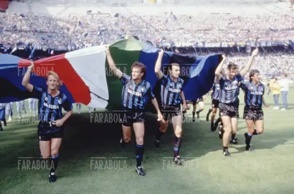 L'Inter festeggia lo scudetto, Stadio Meazza, Milano, 1989